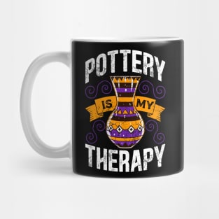 Pottery Is My Therapy Mug